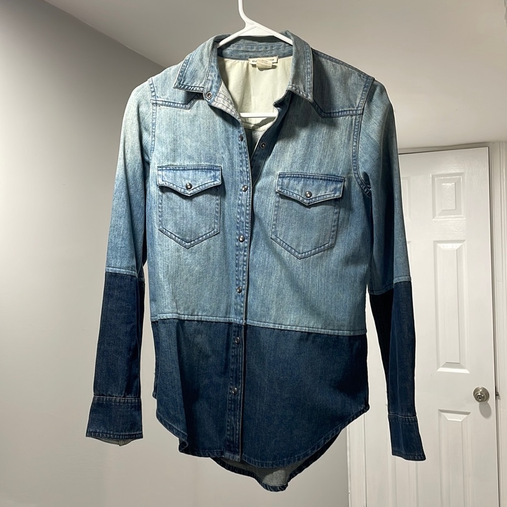 Club Monaco denim top
